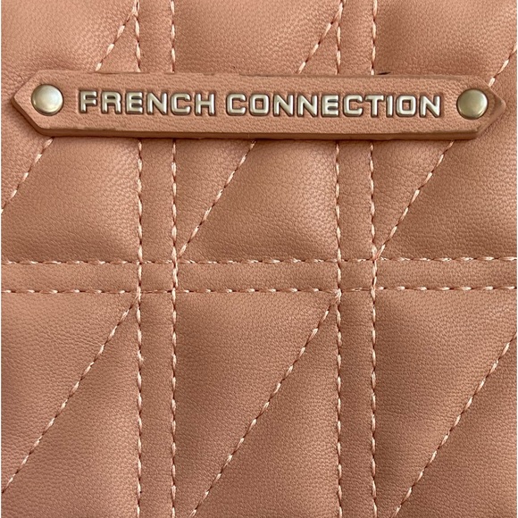 French Connection Flora Box Quilt Wristlet Wallet, Color Rose - Picture 10 of 11